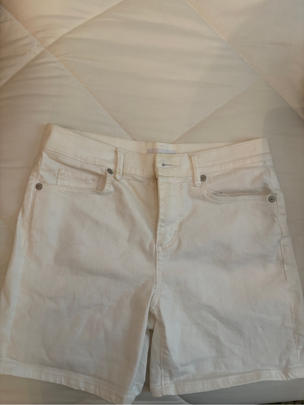 Loft Cream White Shorts